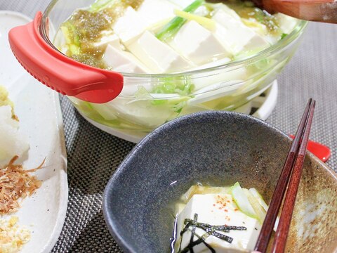 美味しい出汁で☆究極の湯豆腐